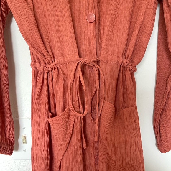 Zara Button Down Midi Shirt Dress - Picture 7 of 7